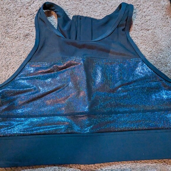 Zyia active blue twilight luxe hi rise 7/8 (4)and all star bra (m) set - Picture 3 of 4